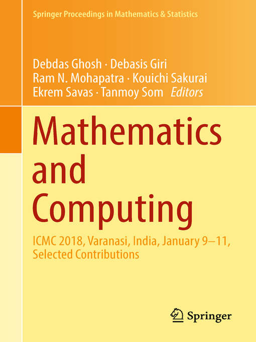Title details for Mathematics and Computing by Debdas Ghosh - Wait list